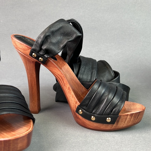 Dolce and gabbana leather tie strap high heel sandals. Size 38.5. Brand new - Picture 3 of 9